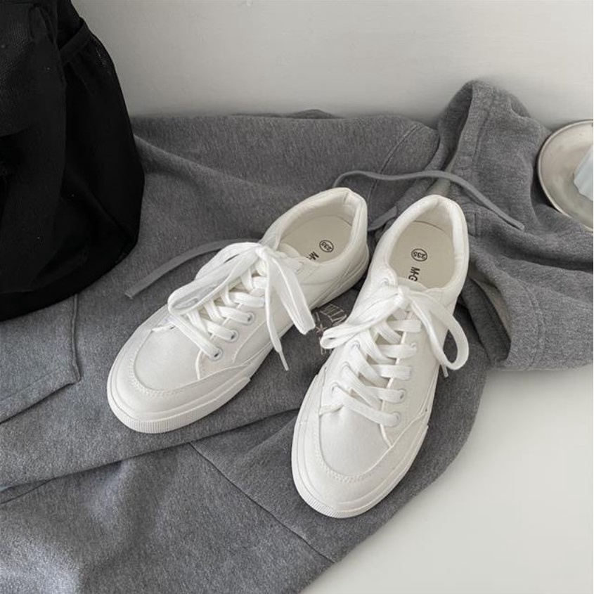 Giày Thể Thao Canvas Cổ Thấp Thời Trang Trẻ Trung Cho Nữ