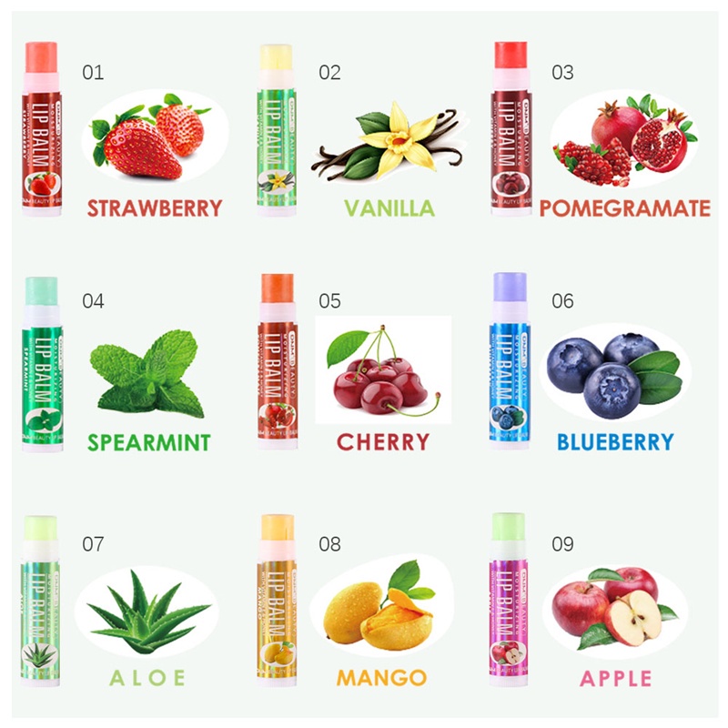 Son Bóng Trong Suốt Dưỡng Ẩm Lâu Trôi Hương Trái Cây