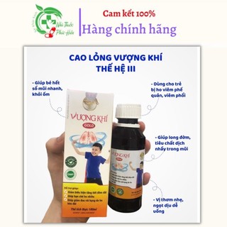 Vượng khí Gold - giảm ho - tiêu đờm - giảm dau rát họng do ho kéo dài