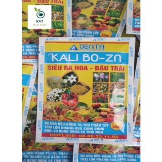 Phân bón npk kali bo zn siêu ra hoa đậu trái 50gr
