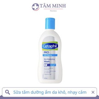 SỮA TẮM CETAPHIL DÀNH CHO DA CƠ ĐỊA KHÔ CETAPHIL PRO AD DERMA WASH 295 ML