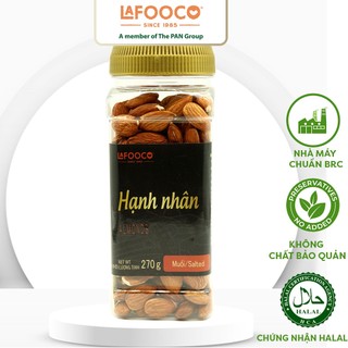 Hạt Hạnh Nhân Mỹ Rang Muối Dinh Dưỡng 270g LAFOOCO Salted Almond