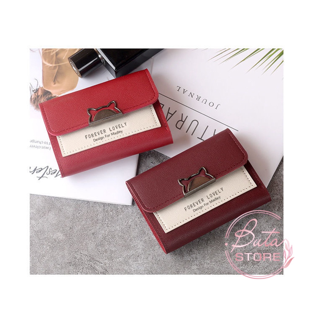 Ví Cầm Tay Mini Tai Mèo Dễ Thương Phong Cách Hàn Quốc Buta VI03