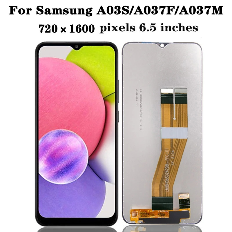 Màn Hình Dành Cho Samsung Galaxy A03S A037F A037M A037FD Bộ Số Hóa Cảm Ứng LCD Thay Thế