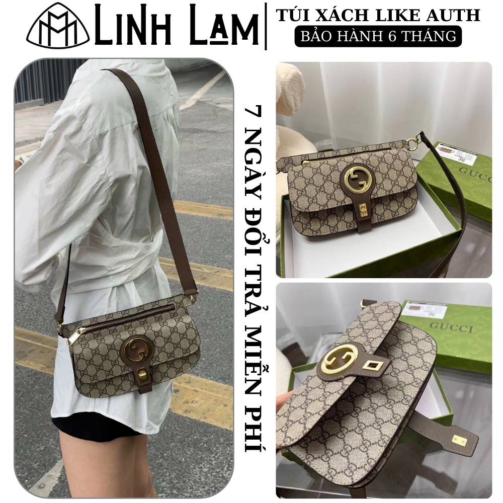Túi xách đeo chéo, túi đeo chéo thời trang GUUCI,kích thước 23x15cm full box nam châm,bảo hành 6th lỗi 1 đổi 1