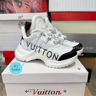 |có sẵn| giày sneaker lv archlight trắng chữ louis vuitton sc
