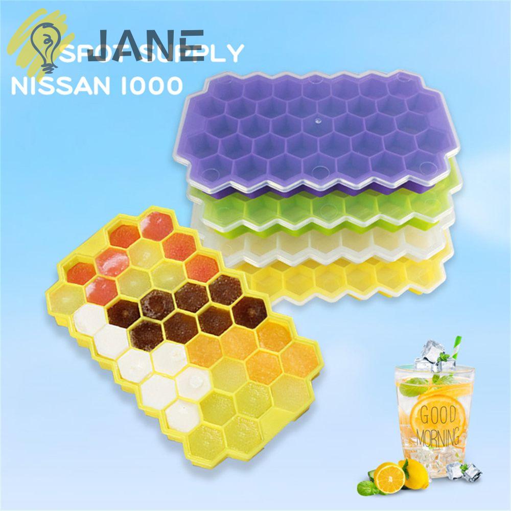 Khuôn Silicone Làm Đá Viên Có Nắp Tháo Rời Được Tiện Lợi