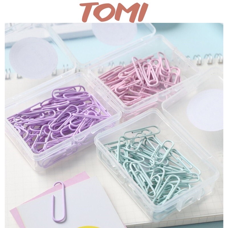 Nút Nam Châm Gắn Bảng Màu Macaron Kèm Hộp Đựng TOMI 040