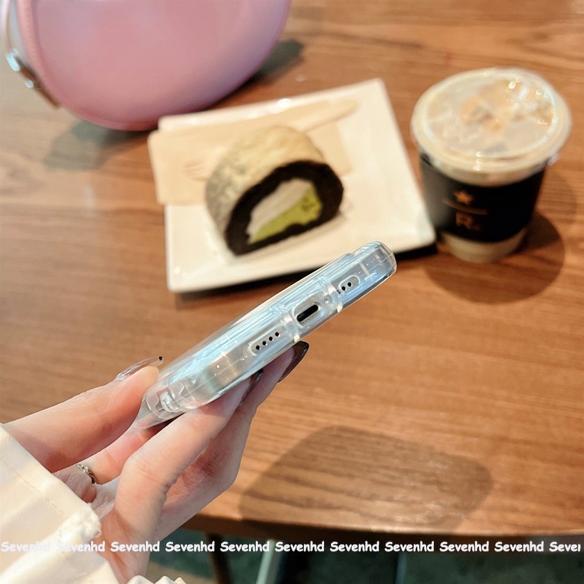 Ốp Điện Thoại Dẻo Trong Suốt Họa Tiết Hoa Tulip / Thỏ Dễ Thương Cho iPhone 14 13 12 11 Pro Max Xs Max Xr X 7 8 6 6s Plus