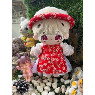 Áo dài Tết cho doll(20cm,body ú) hàng sẵn