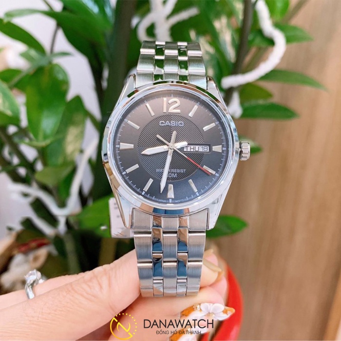 Đồng hồ Casio Nam chính hãng Casio Nhật Bản MTP-1335D-1AVDF chính hãng thép không gỉ chống nước tốt