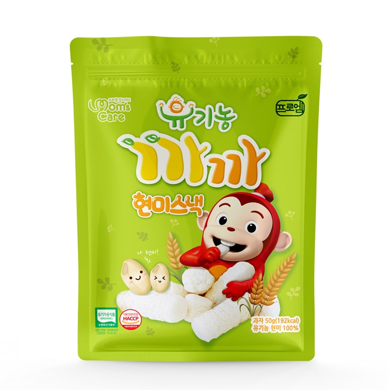Bánh ăn dặm hữu cơ PORORO Mom's Care cho bé 6m+