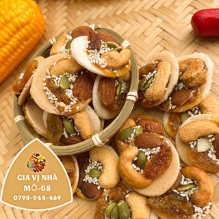 Bánh đồng tiền mix hạt dinh dưỡng- 100gr-500gr
