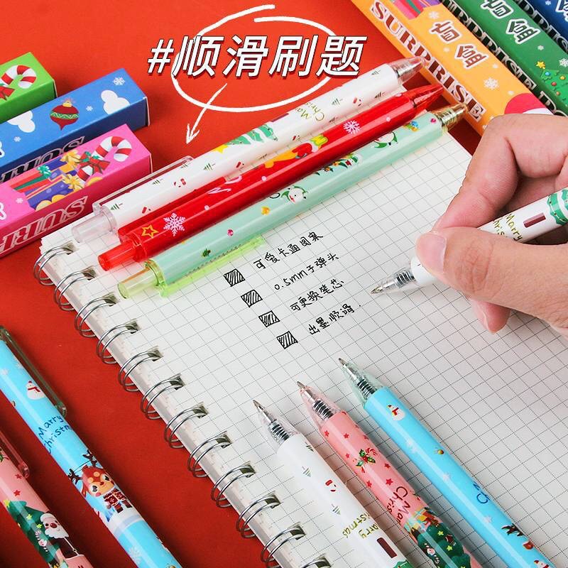 Bút bi bấm Noel có hộp