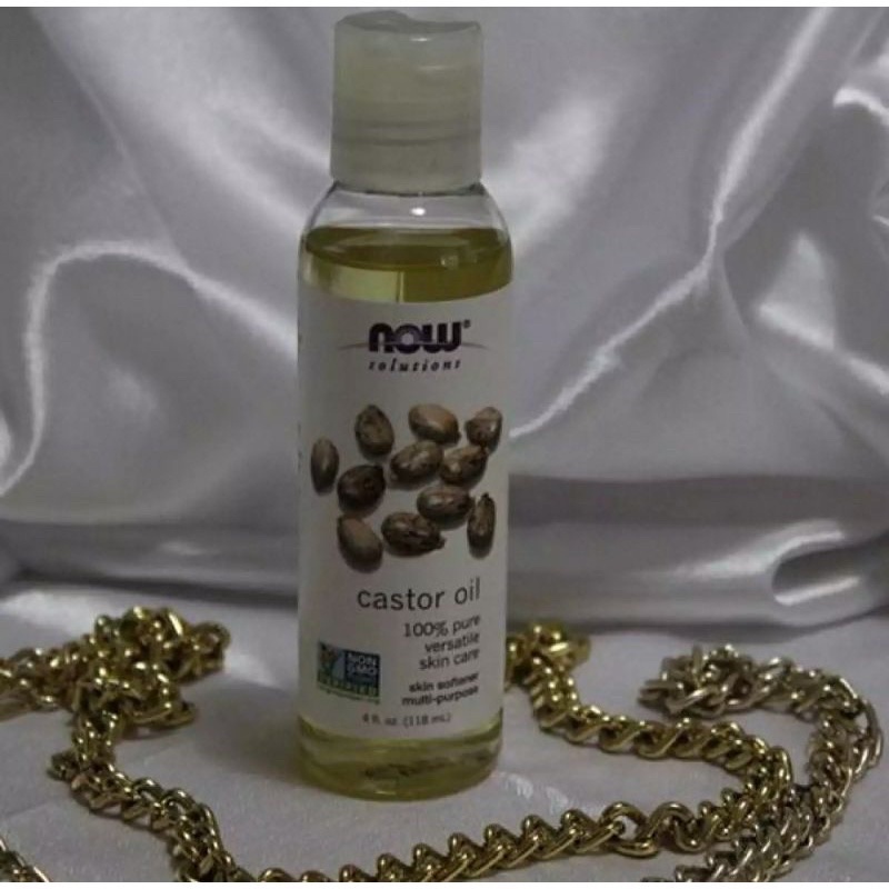 Dầu Dưỡng Da, Mi Hạt Thầu Dầu Castor oil Now Solutions