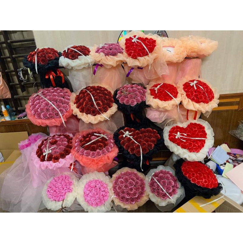 Phôi xốp dẻo cắm hoa size 50bông sáp.