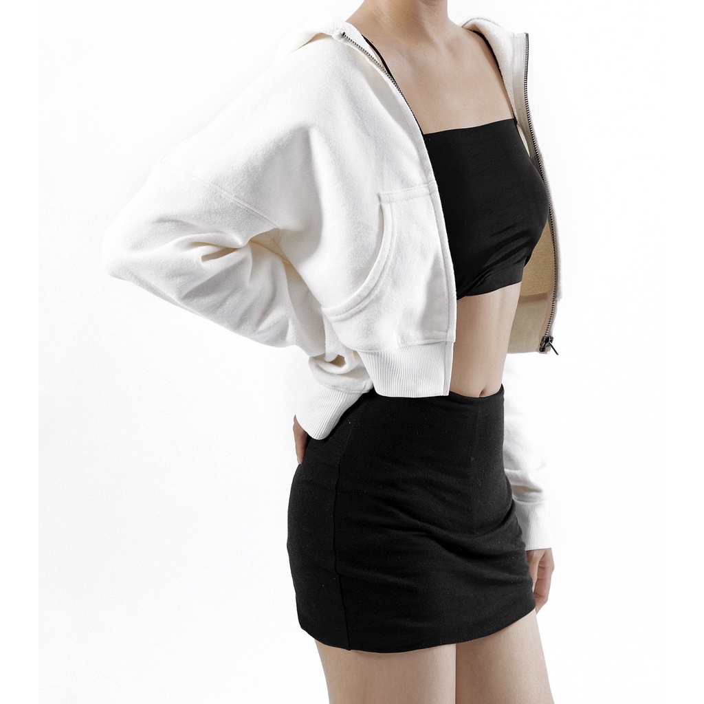 MOTEL9 Cropped Hoodie