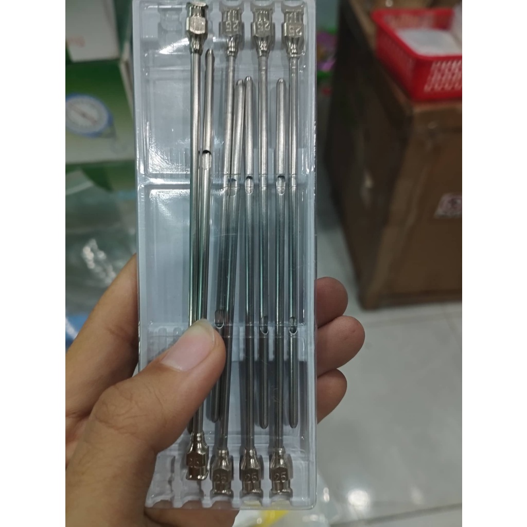 Kim thông vú bò sữa inox 10cm Trung Quốc