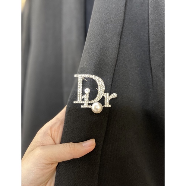 Ghim cài áo đính đá bạc sang chảnh lịch sự cài áo vest,áo sơ mi, các kiểu dáng váy