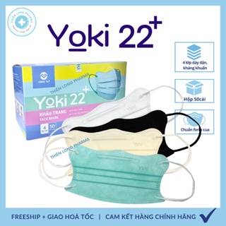 SET 50 Cái Khẩu trang Cua Yoki 22+ kiểu dáng KF94 cải tiến 4 lớp kháng