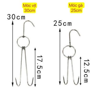 Móc treo gà vịt quay lu ,móc treo lu quay vịt ,gà ,ba chỉ ,chân giò inox không gỉ