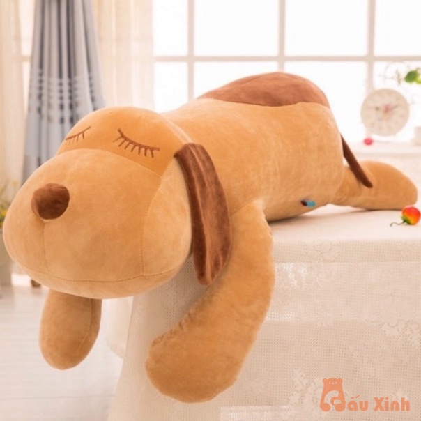 Gấu Bông, Gối ôm Gấu ôm chó nằm tai dài size 1m2 hàng bông Gòn đẹp - Gấu Xinh - G42 - Hàng mới về