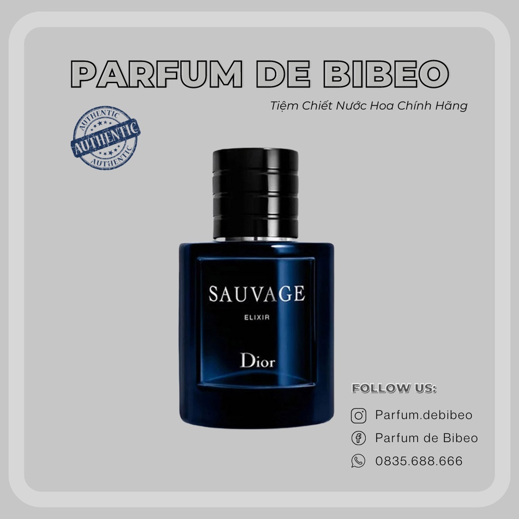 Parfum de Bibeo - Nước hoa thử Sauvage Elixir