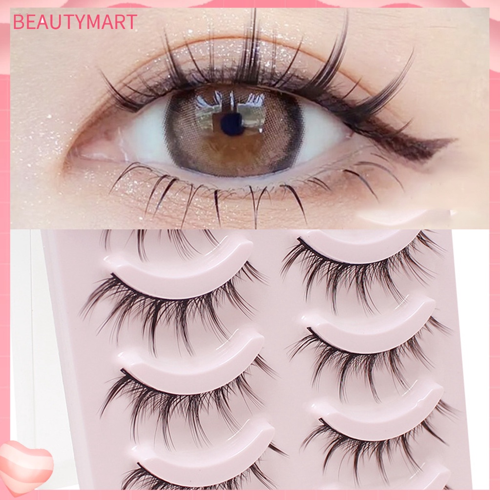 Bộ 5 Cặp Lông Mi Giả 7 Phong Cách Tự Nhiên Không Gây Kích Ứng