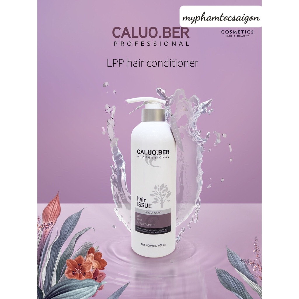 Dầu gội xả phục hồi tóc Caluo.Ber Deep Nourishing & Repair 500mlx2 (MẪU MỚI 800MLX2)