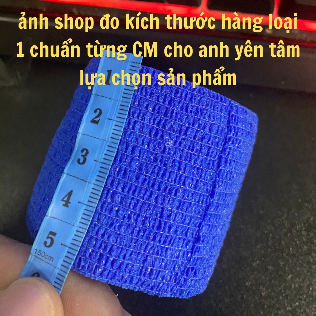 Bản 5cm, băng keo thể thao đá bóng cao su non, băng quốn thể thao, băng cuốn cao su non