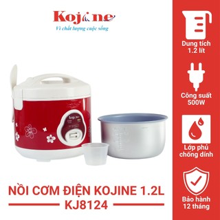 Nồi cơm điện kojine dung tích 1,2l - kj 8124, hàng chính hãng