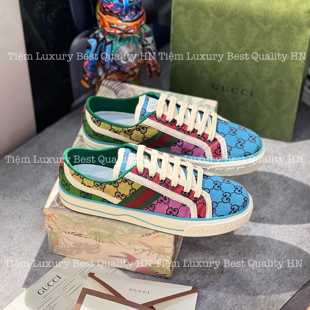 Giày Thể Thao Gucci Tennis 1977 Multicolor. Giày Thể Thao Gucci Tennis 7 Màu