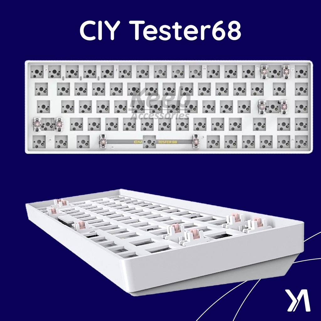 Kit Bàn Phím Cơ TESTER68 V2 | Keeb Accessories Store