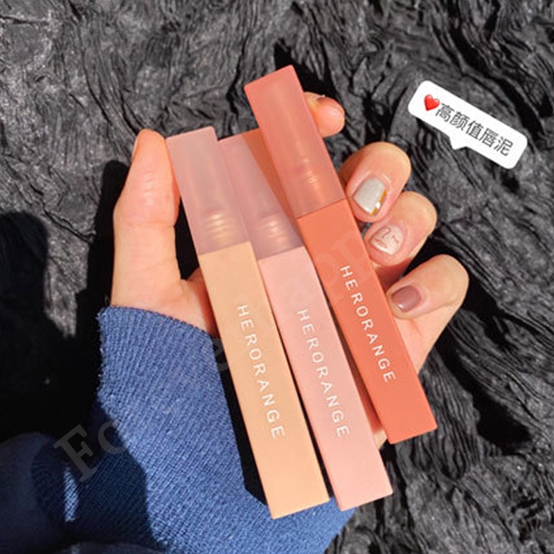 Son Kem Lì HERORANGE Thân Vuông Nội Địa Trung Chính Hãng