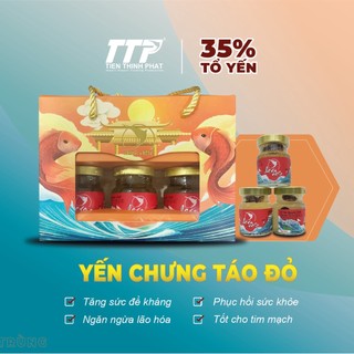 Hera Nest - Nước yến chưng Táo đỏ và 35% yến tươi