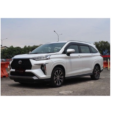 Bộ Vè che mưa xe Toyota Veloz Cross 2022 - 2023 Nhựa đen dày, chỉ mạ cao cấp