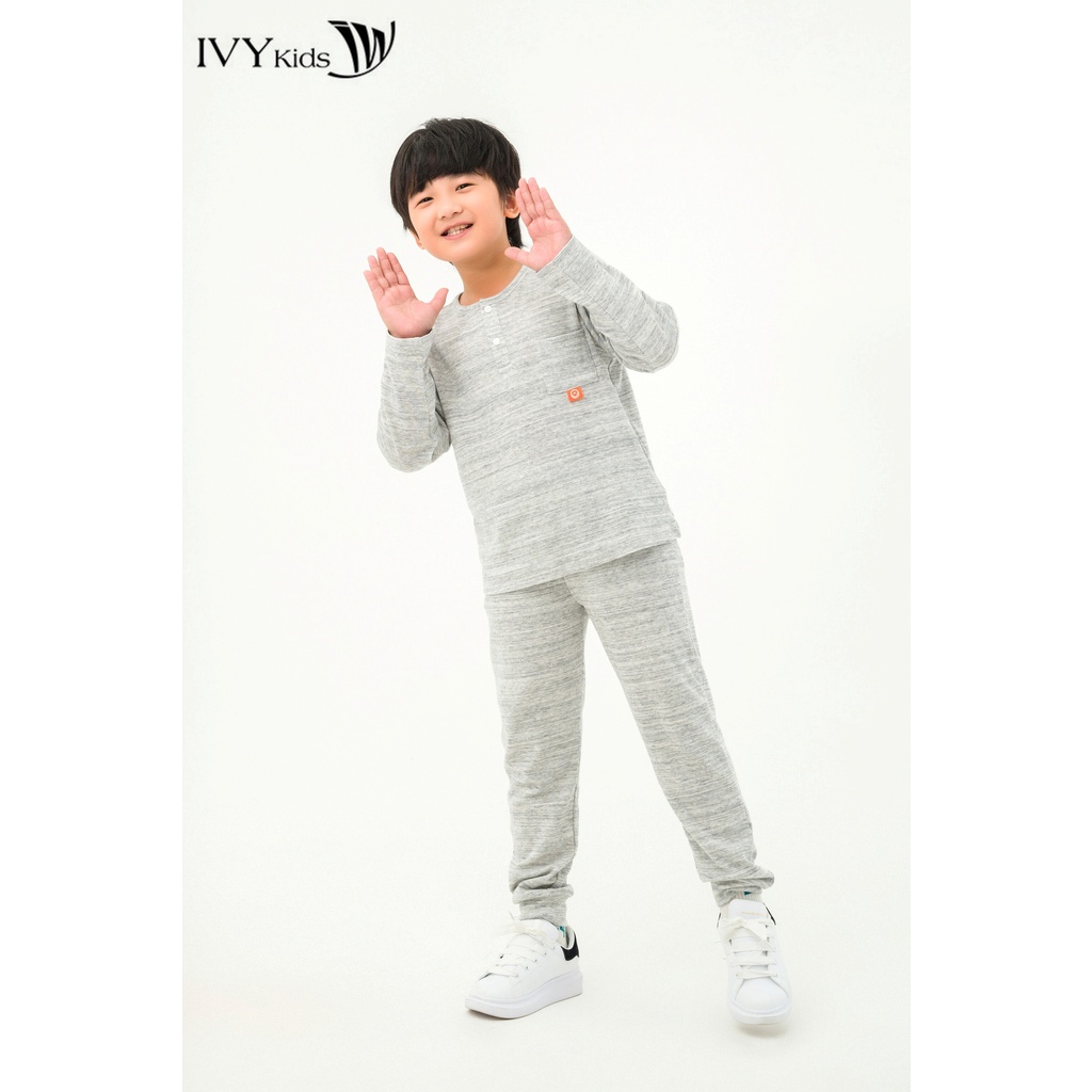 Bộ đồ thun bé trai IVY moda MS 58K1513