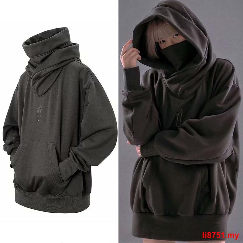 Áo hoodie Hip Hop Cỡ Lớn M-3XL Thêu Họa Tiết Phong Cách Harajuku Nhật Bản Cho Nam