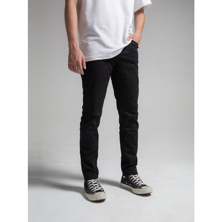 Quần Jeans The Denimaniac dáng ôm màu Black - Slim Fit
