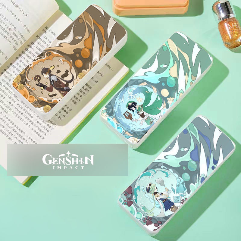 Hộp Đựng Mắt Kính Màu Nước Cho Genshin Iqaden shogun kazuha hutao xiao