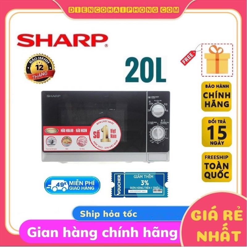 Lò Vi Sóng Sharp R-207VN-SL