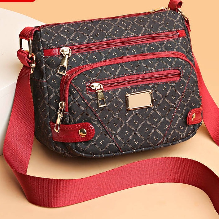 Túi Đeo Chéo Nhiều Ngăn Đựng Điện Thoại Thiết Kế Đơn Giản Thời Trang Cho Phụ Nữ Trung Niên