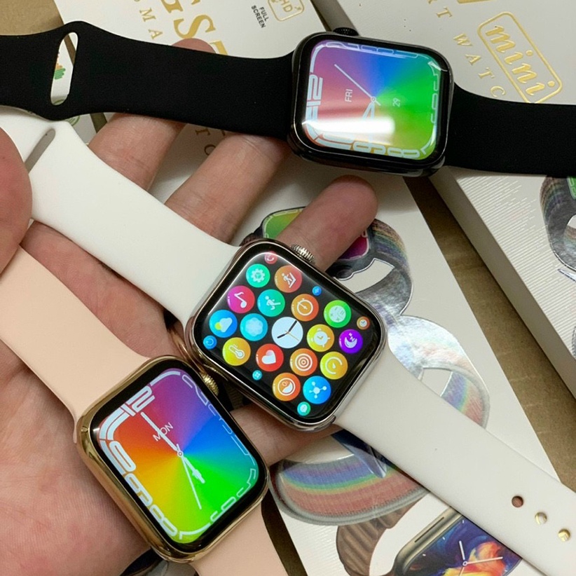 Đồng Hồ Thông Minh Nữ Size 38MM 40MM 41MM Tràn Viền Cao Cấp / Smart Watch GS7 Mini Nghe Gọi Bluetooth - Đổi Hình Nền