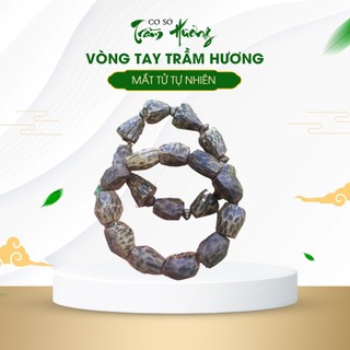 Vòng tay Mắt tử trầm hương tự nhiên hương thơm sức sống mạnh