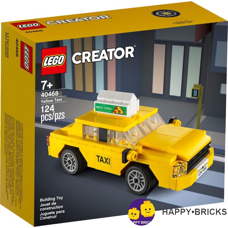 [HAPPY•BRICKS] LEGO CREATOR - 40468 - YELLOW TAXI