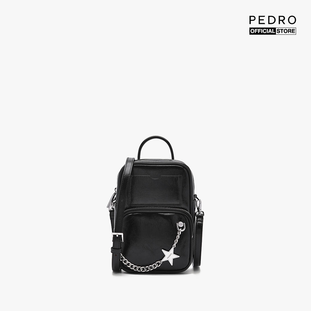 PEDRO - Túi đeo chéo nữ phom chữ nhật Mini With Chain Detail PW2-75060089-01