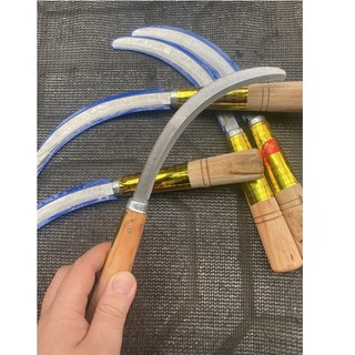 LIỀM CÁN GỖ SIÊU BÉN CẮT DỪA,CỎ VOI