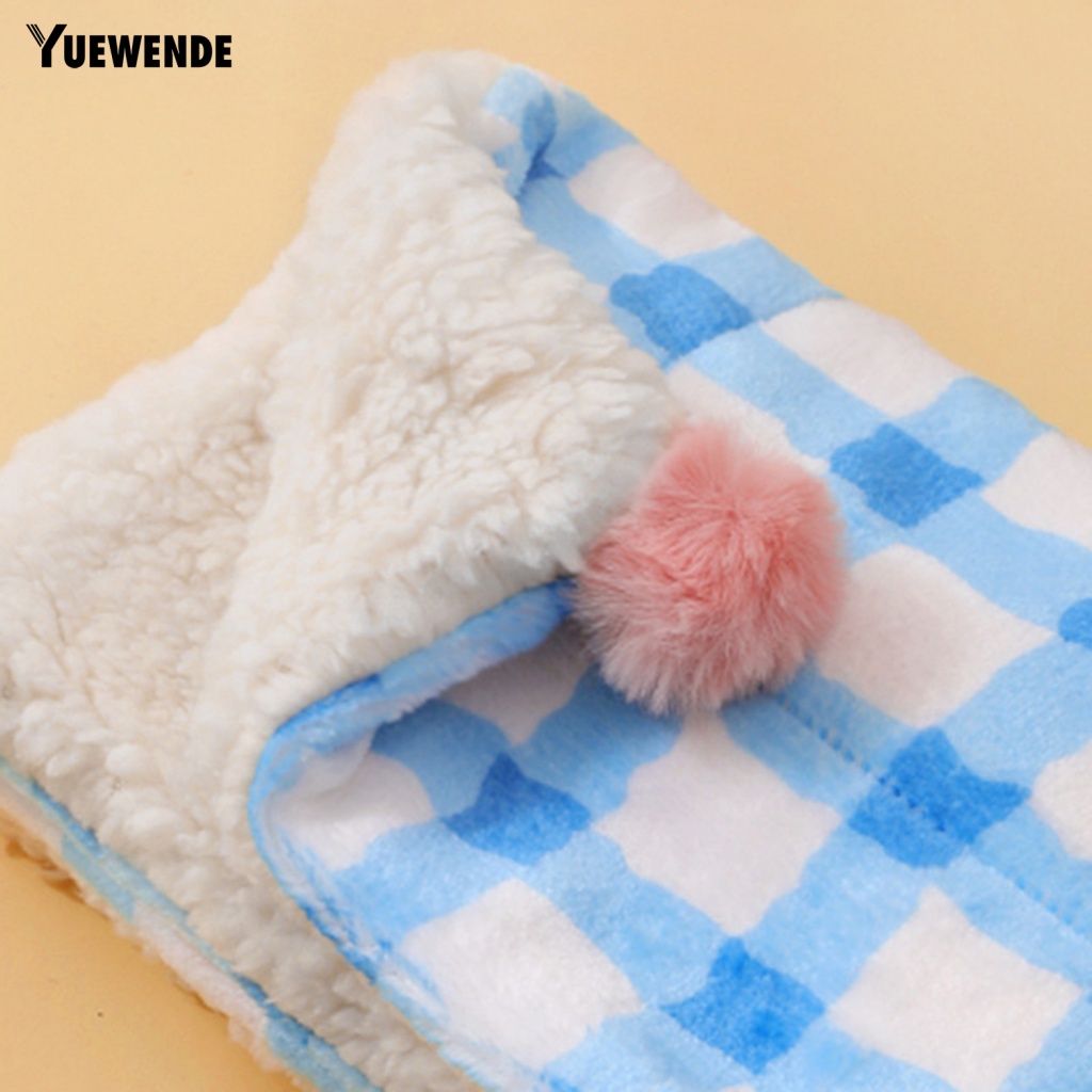 Chăn Lông Cừu Họa Tiết Kẻ Sọc Thoáng Khí Bảo Vệ Cho Cún Cưng