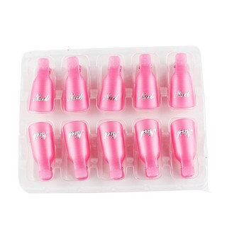 Kẹp ủ phá gel móng tay sét 10 chiếc