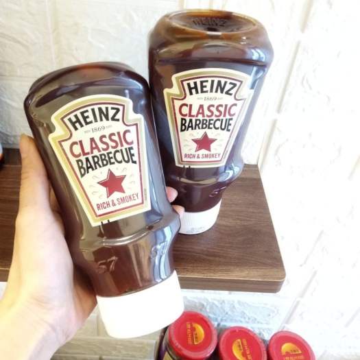 COMBO 5 CHAI SỐT THỊT NƯỚNG BBQ VỊ TRUYỀN THỐNG HEINZ - chai 480gr